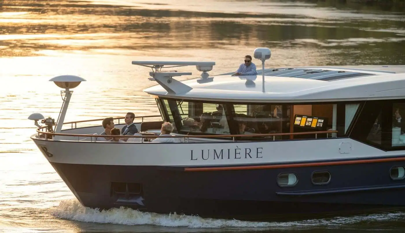 Binnenvaartschip met AI-gestuurde navigatie als voorbeeld van autonoom varen