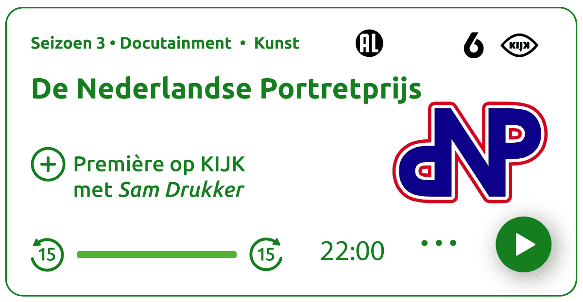 Banner 'De Nederlandse Portretprijs'